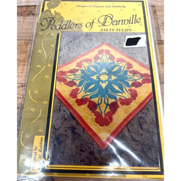 Salty Tulips Hawaiian Quilt Pattern By Peddlers Of Danville - Picture 2 of 3